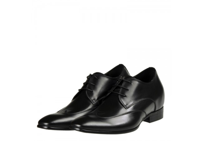 Prestige leather elevator shoes 8cm Taller